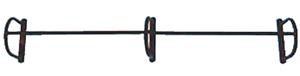 TC Sports 82" Wall Mounted Chin Up Pull Up Bar