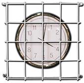 Gymnasium Square Wire Clock Guards