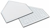 Waffle Bottom 1/2" Home Plate with Retail Box Waffle Bottom 1/2" Home Plate with Retail Box