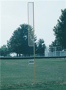 TC Sports Baseball Semi-Permanent Foul Line Post
