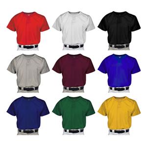 Pro 2 Youth Pro Mesh Two Button Baseball Jersey
