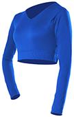 Alleson Cheerleader Body Basics V-Neck Midriff Top Alleson Cheerleader Body Basics V-Neck Midriff Top