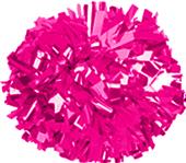 Getz Adult Cheerleaders Solid Metallic Poms Getz Adult Cheerleaders Solid Metallic Poms