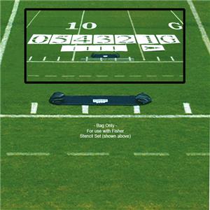 Fisher Economy 4' Football Stencil Set Carry Bags