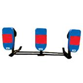Fisher 3 Man Football Bull Sleds w/ Zone Pads