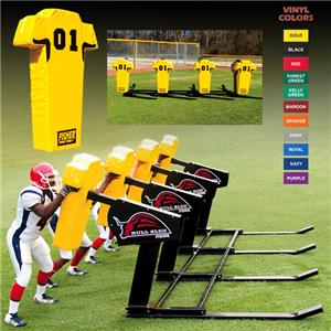 Fisher 4 Man Football Bull Sleds w/ Man Pads