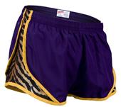 Soffe Jr. Tiger Print 3 1/4" Shorty Shorts Purple