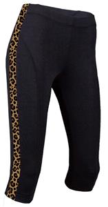 Soffe JR. Leopard Print Prima Knee Tights Pants