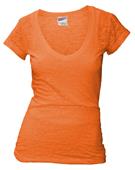 Soffe Juniors Burn Out V-Neck Tee Shirts Soffe Juniors Burn Out V-Neck Tee Shirts