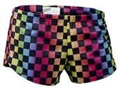Soffe Teeny Tiny 2.5" Inseam Checker Print Shorts Soffe Teeny Tiny 2.5" Inseam Checker Print Shorts