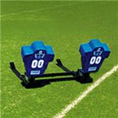 Fisher 2 Man Football Boomer Sleds w/ Low Boy Pads Fisher 2 Man Football Boomer Sleds w/ Low Boy Pads