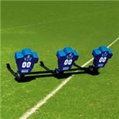 Fisher 3 Man Football Boomer Sleds w/ Low Boy Pads Fisher 3 Man Football Boomer Sleds w/ Low Boy Pads