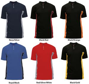 Soffe Mens 3 Button Texture Polo Shirt 976A