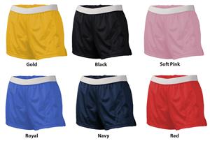 Soffe JR. Mesh Shorts Exposed Waistband 6 Colors