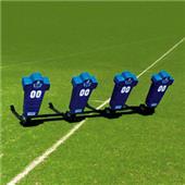 Fisher 4 Man Football Boomer Sleds w/ Man Pads Fisher 4 Man Football Boomer Sleds w/ Man Pads
