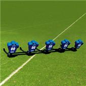 Fisher 5 Man Football Boomer Sleds w/ Low Boy Pads Fisher 5 Man Football Boomer Sleds w/ Low Boy Pads