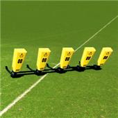 Fisher 5 Man Football Boomer Sleds w/ "V" Pads Fisher 5 Man Football Boomer Sleds w/ "V" Pads