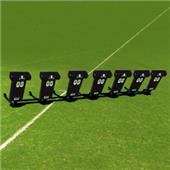 Fisher 7 Man Football Boomer Sleds w/ "T" Pads Fisher 7 Man Football Boomer Sleds w/ "T" Pads
