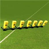 Fisher 7 Man Football Boomer Sleds w/ "V" Pads Fisher 7 Man Football Boomer Sleds w/ "V" Pads