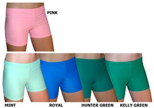 Spandex 4" Sports Shorts - Color Solids