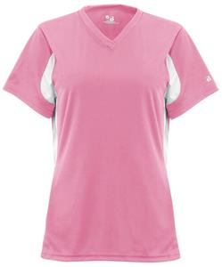 Badger Womens Rally V-Neck Softball Jerseys
