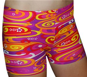 Spandex 2.5" Sports Shorts - Kona Print