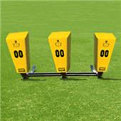 Fisher 3 Man Football Brute Sleds w/ "V" Pads