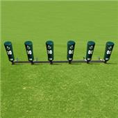 Fisher 6 Man Football Brute Sleds w/ Cone Pads Fisher 6 Man Football Brute Sleds w/ Cone Pads