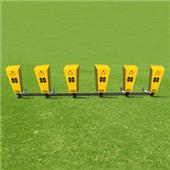 Fisher 6 Man Football Brute Sleds w/ "V" Pads Fisher 6 Man Football Brute Sleds w/ "V" Pads
