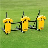 Fisher 3 Man Football CL Sleds w/ Man Pads Fisher 3 Man Football CL Sleds w/ Man Pads