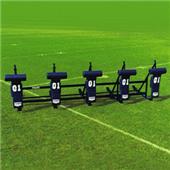 Fisher 5 Man Football CL Sleds w/ "T" Pads