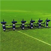 Fisher 6 Man Football CL Sleds w/ "T" Pads Fisher 6 Man Football CL Sleds w/ "T" Pads