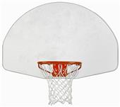 Bison Lifeguard White Aluminum Fan Shape Backboard Bison Lifeguard White Aluminum Fan Shape Backboard