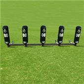 Fisher 5 Man Football Brute 2 Sleds w/ Round Pads Fisher 5 Man Football Brute 2 Sleds w/ Round Pads