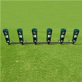 Fisher 6 Man Football Brute 2 Sleds w/ Cone Pads Fisher 6 Man Football Brute 2 Sleds w/ Cone Pads