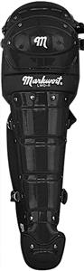 19" Adult Pro Double Knee Cap Leg Guards w/Wings