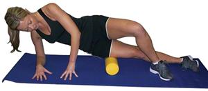 Tandem Sport Pro-Tec Yellow Foam Roller