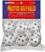 Martin Sports Plastic Golf Balls (Package of 6)