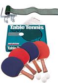 Martin Sports Table Tennis Ping Pong 4 Player Set Martin Sports Table Tennis Ping Pong 4 Player Set