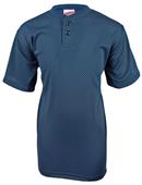 Soffe Youth Mesh Henley Baseball Jersey-Closeout Soffe Youth Mesh Henley Baseball Jersey-Closeout