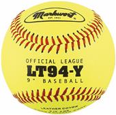 Markwort 9" Yellow Leather Cover Baseballs (Dozen) Markwort 9" Yellow Leather Cover Baseballs (Dozen)