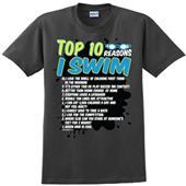 Image Sport Top Ten Reasons I Swim Tee Image Sport Top Ten Reasons I Swim Tee