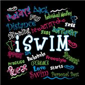 Image Sport Swim Graffiti T-shirts
