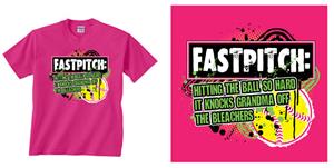 Image Sport Fastpitch Definition T-shirts