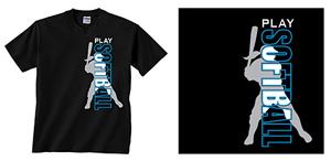 Image Sport Play Softball T-shirts