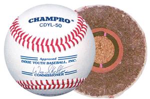 Dixie League App'd Leather Baseballs (DZ)  CDYL-50