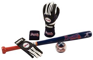 Franklin MLB Braves Complete Tee Ball Set