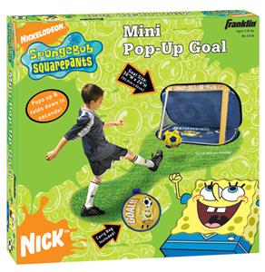 Mini SpongeBob SquarePants Pop-Up Soccer Goal