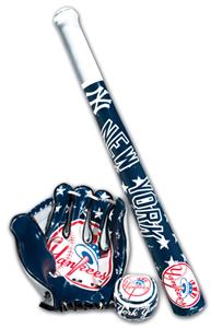 MLB NEW YORK YANKEES Bat, Ball & Glove Set 