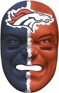 NFL Rubber Fan Face DENVER BRONCOS
